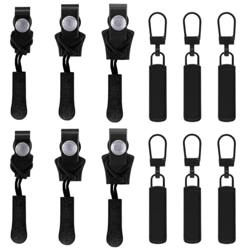 Opilroyn Reißverschluss-Ersatz-Set – Set mit 12 Reißverschlüssen, Metall-Schnellreparaturwerkzeug, abnehmbarer Reißverschlussschieber, Reißverschluss-Ersatz für Reisen, Schule Opilroyn Reißverschluss-Ersatz-Set – Set mit 12 Reißverschlüssen, Metall-Schnellreparaturwerkzeug, abnehmbarer Reißverschlussschieber, Reißverschluss-Ersatz für Reisen, Schule von Opilroyn