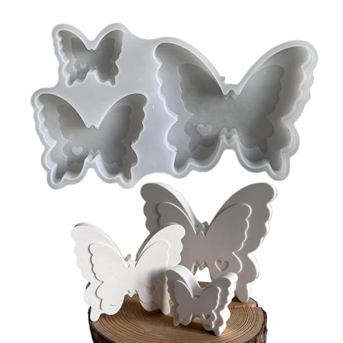 Opilroyn Schmetterlingsform – Cupcake-Dekorationsform – Silikon-Schmetterlings-Epoxidharz-Form für Anhänger, Brosche, Schlüsselanhänger, Heimdekoration, Basteln Opilroyn Schmetterlingsform – Cupcake-Dekorationsform – Silikon-Schmetterlings-Epoxidharz-Form für Anhänger, Brosche, Schlüsselanhänger, Heimdekoration, Basteln von Opilroyn