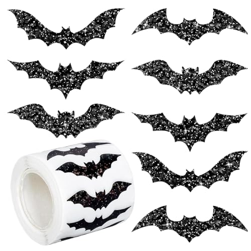 Opilroyn Schwarze Aufkleber - Selbstklebende Halloween Etiketten - Wasserdichte Abziehbilder Für Geschenktüten Geschenkpapier Familie Jugendliche Freunde Opilroyn Schwarze Aufkleber - Selbstklebende Halloween Etiketten - Wasserdichte Abziehbilder Für Geschenktüten Geschenkpapier Familie Jugendliche Freunde von Opilroyn