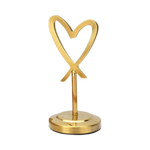 Opilroyn Tischkartenhalter - Tischschild Foto Bild Ständer Tischkarten - Foto Bild Clip für Metall Namensclips Foto Bild Clip Halter für Geburtstage Jubiläen von Opilroyn