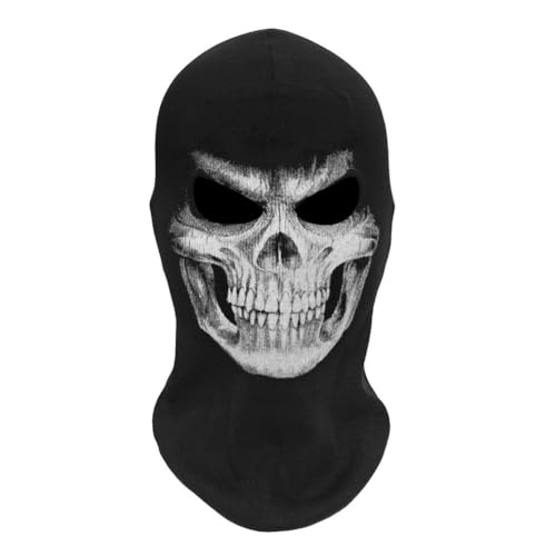 Opilroyn Totenkopfmasken Halloween Gruselkostüm - Realistische Skelett Gesichtsmasken für Erwachsene & Teens, gruseliges Horror Cosplay Zubehör für Halloween Party, Tag der Toten, Spukhaus, Festival Opilroyn Totenkopfmasken Halloween Gruselkostüm - Realistische Skelett Gesichtsmasken für Erwachsene & Teens, gruseliges Horror Cosplay Zubehör für Halloween Party, Tag der Toten, Spukhaus, Festival von Opilroyn
