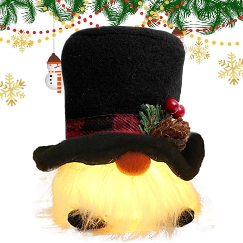 Opilroyn Weihnachtspuppen-Ornamente – Anhänger Puppen, gesichtslos, LED-Plüsch-Weihnachtspuppen, leuchtende rote Nase, Weihnachtsschmuck, niedliche Weihnachtsanhänger für Weihnachten Opilroyn Weihnachtspuppen-Ornamente – Anhänger Puppen, gesichtslos, LED-Plüsch-Weihnachtspuppen, leuchtende rote Nase, Weihnachtsschmuck, niedliche Weihnachtsanhänger für Weihnachten von Opilroyn