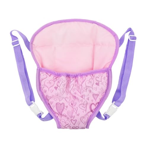 Puppenrucksack – Bequemer Puppenrucksack mit vorderen und hinteren Optionen, verstellbaren Schultergurten | Puppenständer mit weichem Kopf für 15-18 Zoll Puppen, Rucksack von Opilroyn