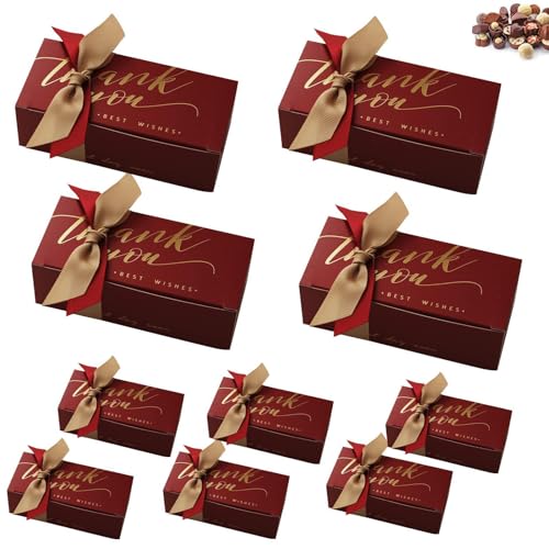 Schachteln für Gastgeschenke, Schachteln für Gastgeschenke | kleine Gastgeschenkboxen mit 10 Stück mit Band, Süßigkeitenbox, elegante leere Schachteln für Gastgeschenke, Geschenkboxen für Kekse Schachteln für Gastgeschenke, Schachteln für Gastgeschenke | kleine Gastgeschenkboxen mit 10 Stück mit Band, Süßigkeitenbox, elegante leere Schachteln für Gastgeschenke, Geschenkboxen für Kekse von Opilroyn