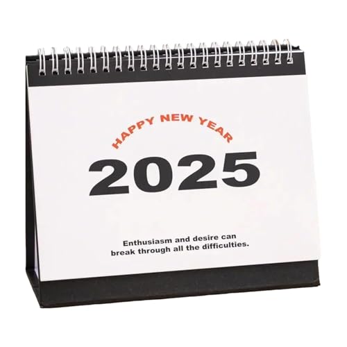 Schreibtischkalender 2024-2025, Bürokalender 2025, einfach, frisch und kreativ, Notizblock, Kalender, englische Version (November 2024 – Dezember 2025) von Opilroyn