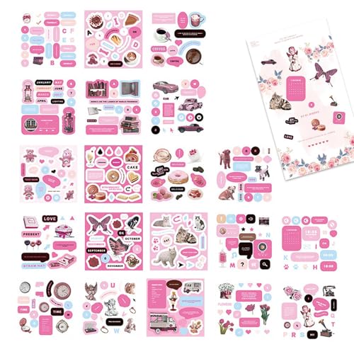 Scrapbook-Papier, Decoupage-Papier, 20 Blatt Aufkleber für Scrapbooking und Decoupage, Vintage-Design, vorgeschnitten, Papier-Dekoration Scrapbook-Papier, Decoupage-Papier, 20 Blatt Aufkleber für Scrapbooking und Decoupage, Vintage-Design, vorgeschnitten, Papier-Dekoration von Opilroyn