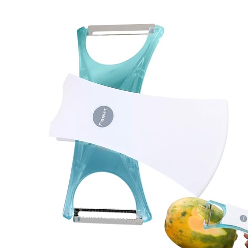 Sparschäler - Sparschäler aus Edelstahl Doppelklinge mit ergonomischem Griff, Küchenhelfer | Rotierendes Schaftdesign zum effizienten Schälen von und in der von Opilroyn