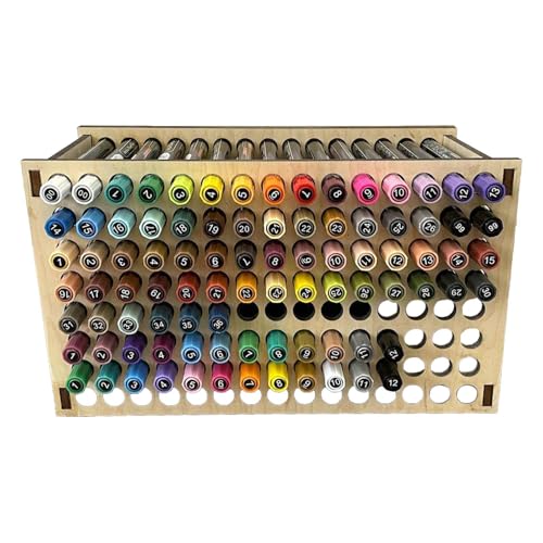 Stifthalter aus Holz – Schreibtisch-Organizer für Stifte und Pinsel | Naturholztür mit 77 Löchern für Marker, Pinsel, Make-up-Werkzeuge Stifthalter aus Holz – Schreibtisch-Organizer für Stifte und Pinsel | Naturholztür mit 77 Löchern für Marker, Pinsel, Make-up-Werkzeuge von Opilroyn