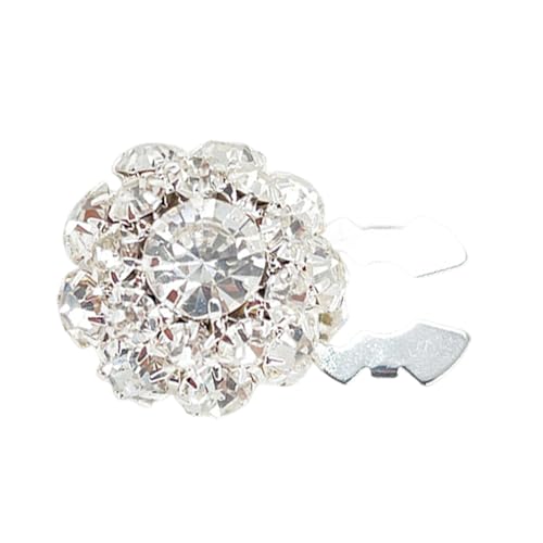 Strass-Knöpfe für Kleidung, Strass-Knöpfe, abnehmbarer Strass-Knopf, dekorative Knöpfe, Verzierungen mit flacher Rückseite, Zubehör für Blumen-Charms zum Basteln von Opilroyn