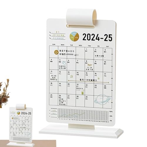 Tischkalender 2025 - Kreativer Tischkalender, Vertikaler Kalender 2025 | Ewiger Tischkalender mit umweltfreundlichen Tintendrucken, Notizblock des Tischkalenders Tischkalender 2025 - Kreativer Tischkalender, Vertikaler Kalender 2025 | Ewiger Tischkalender mit umweltfreundlichen Tintendrucken, Notizblock des Tischkalenders von Opilroyn