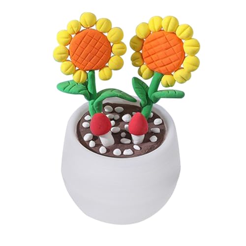 Ton-Set für Modelliermasse für – niedliches Blumentopf-Handwerk, sicher und harmlos | Lustiges Ton-Set, Tonmodell, Bastelbedarf für die Hausschule Ton-Set für Modelliermasse für – niedliches Blumentopf-Handwerk, sicher und harmlos | Lustiges Ton-Set, Tonmodell, Bastelbedarf für die Hausschule von Opilroyn