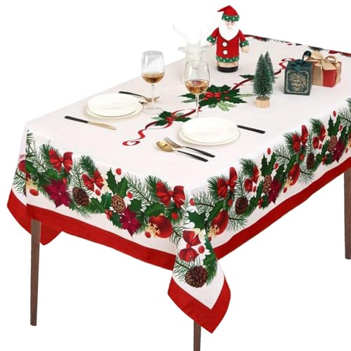 Weihnachtstischdecke - Weihnachtstischdecke , Weihnachtstischdecke , quadratische Tischdecke Vistaprint , wasserdichte Dekorationswerkzeuge für Außenterrasse, Esstisch, Couchtisch, Tav Weihnachtstischdecke - Weihnachtstischdecke , Weihnachtstischdecke , quadratische Tischdecke Vistaprint , wasserdichte Dekorationswerkzeuge für Außenterrasse, Esstisch, Couchtisch, Tav von Opilroyn