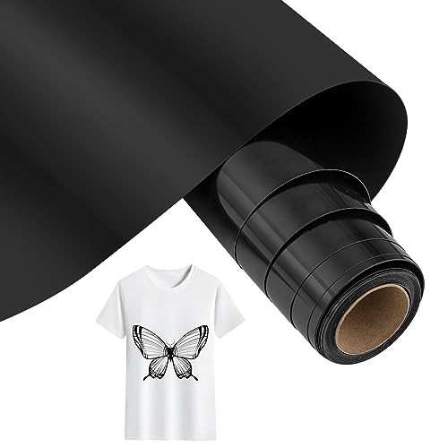 Opopark Flex zum Aufbügeln, Schwarz, Vinyl, 30 x 300 cm, für Stoff, Rolle für T-Shirts, Kleidung, Transferpapier, Vinyl, leicht zu schneiden und zu jäten Opopark Flex zum Aufbügeln, Schwarz, Vinyl, 30 x 300 cm, für Stoff, Rolle für T-Shirts, Kleidung, Transferpapier, Vinyl, leicht zu schneiden und zu jäten von Opopark