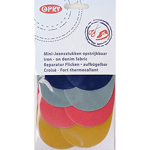 Opry 1022227 Reparatur-Flicken, Fabric, Blau/Rosa, Eine Grösse, 8 Count von Opry