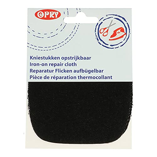 Opry 10272843 Knie-Flicken zum Aufbügeln, Schwarz, Eine Grösse Opry 10272843 Knie-Flicken zum Aufbügeln, Schwarz, Eine Grösse von Opry