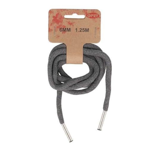 Opry 23412-002 Kordel, Cotton, 002 Grau, 6 mm von Opry