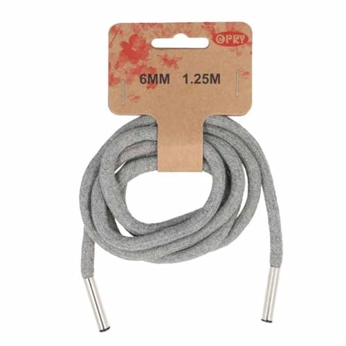 Opry 23412-004 Kordel, Cotton, 004 Licht Grau, 6 mm von Opry