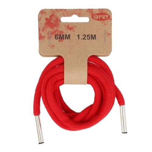 Opry 23412-722 Kordel, Cotton, 722 Rot, 6mm, 1.25m von Opry