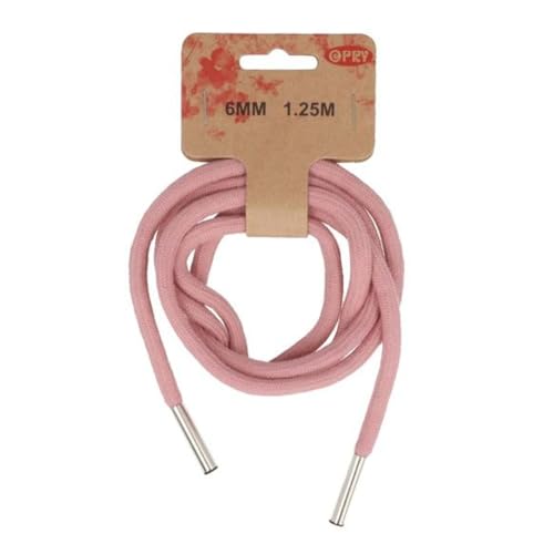 Opry 23412-776 Kordel, Cotton, 776 Pink, 6mm, 1.25m von Opry