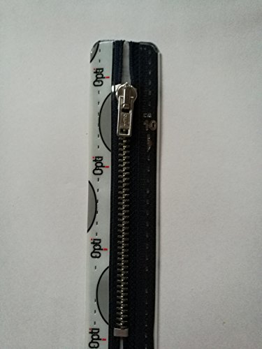 Opti M40-10-00000 Reißverschluss, 00000 Schwarz, 10cm von Opti