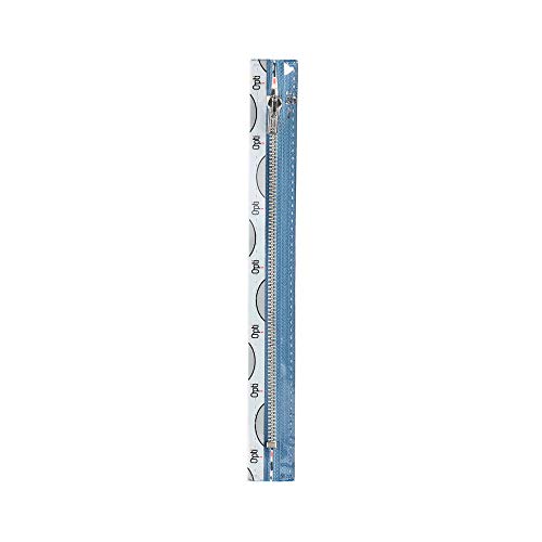 Opti M40-12-00235 Reißverschluss, 51Prozent Polyester, 49Prozent Baumwolle, 00235 Blau, 12cm von MEZ