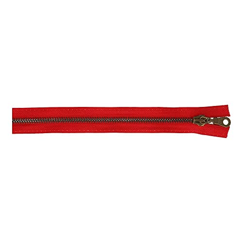 Opti MA60-20-00722 Reißverschluss, 00722 Rot, 20 cm von Opti