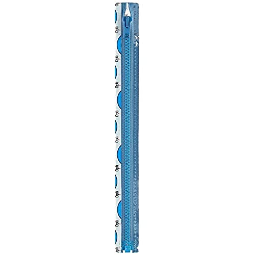 Opti P60-30-00235 Reißverschluss, 100 Prozent Polyester, 00235 Blau, 30cm von Opti