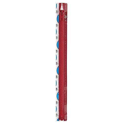 Opti P60-40-00750 Reißverschluss, 100Prozent Polyester, 00750 Rot, 40cm von Opti