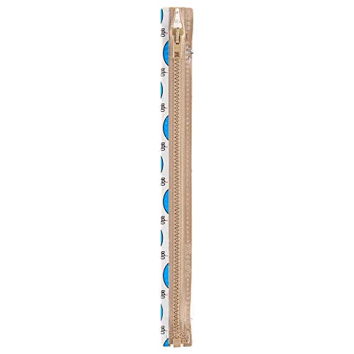 Opti P60-40-00886 Reißverschluss, 100 Prozent Polyester, 00886 Braun, 40cm von Opti