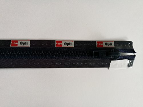 Opti P60-45-00210 Reißverschluss, 100 Prozent Polyester, 00210 Blau, 45cm Opti P60-45-00210 Reißverschluss, 100 Prozent Polyester, 00210 Blau, 45cm von Opti