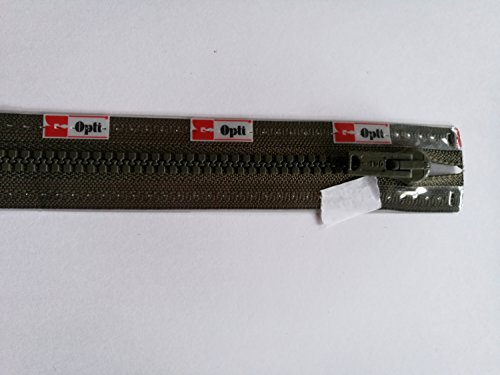 Opti P60-45-00542 Reißverschluss, 100Prozent Polyester, 00542 Grün, 45cm von Opti