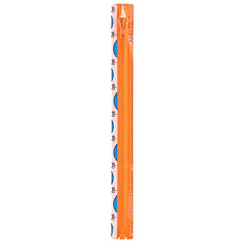 Opti P60-45-00693 Reißverschluss, 100Prozent Polyester, 00693 Orange, 45cm von Opti