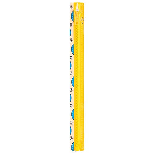 Opti P60-60-00645 Reißverschluss, 100Prozent Polyester, 00645 Gelb, 60cm von Opti