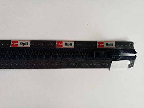 Opti P60-75-00210 Reißverschluss, 100 Prozent Polyester, 00210 Blau, 75cm von Opti
