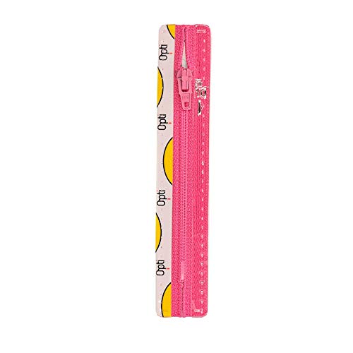 Opti S40-10-00786 Reißverschluss, 100Prozent Polyester, 00786 Rosa, 10cm Opti S40-10-00786 Reißverschluss, 100Prozent Polyester, 00786 Rosa, 10cm von Opti