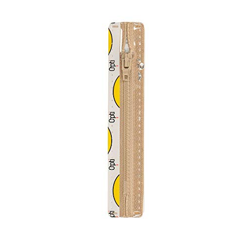 Opti S40-10-00886 Reißverschluss, 100Prozent Polyester, 00886 Braun, 10cm Opti S40-10-00886 Reißverschluss, 100Prozent Polyester, 00886 Braun, 10cm von Opti