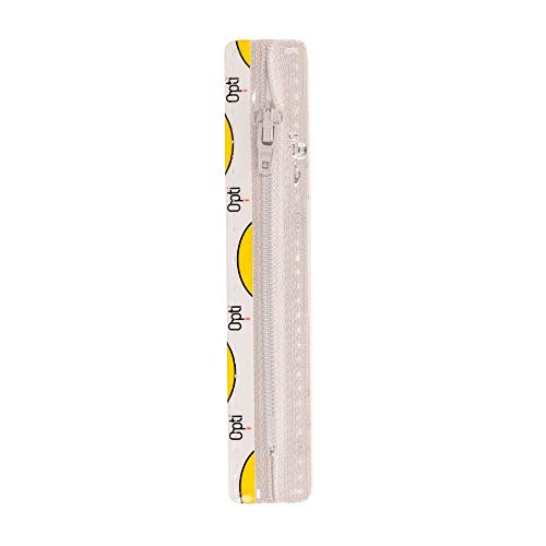 Opti S40-15-00016 Reißverschluss, 100Prozent Polyester, 00016 Grau, 15cm Opti S40-15-00016 Reißverschluss, 100Prozent Polyester, 00016 Grau, 15cm von Opti
