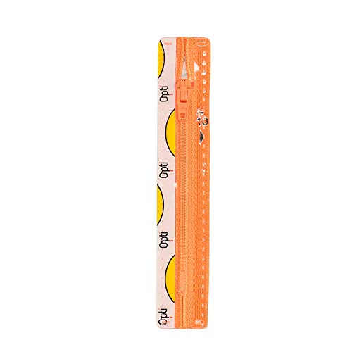 Opti S40-15-00693 Reißverschluss, 100Prozent Polyester, 00693 Orange, 15cm von Opti