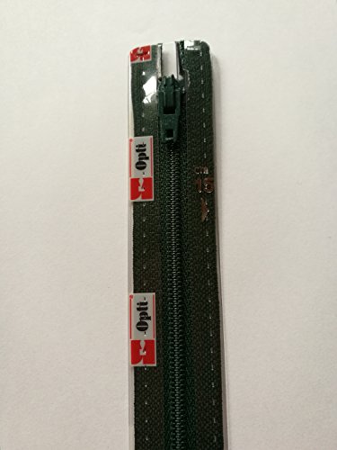 Opti S40-18-00461 Reißverschluss, 100Prozent Polyester, 00461 Grün, 18cm von Opti