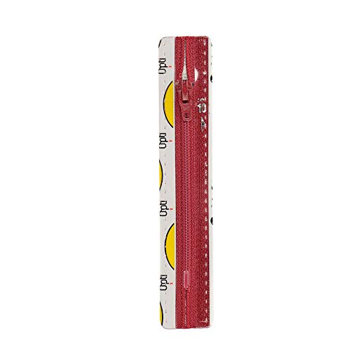 Opti S40-18-00750 Reißverschluss, 100Prozent Polyester, 00750 Rot, 18cm von Opti