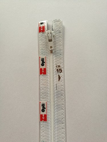 Opti S40-20-00009 Reißverschluss, 100Prozent Polyester, 00009 Weiss, 20cm Opti S40-20-00009 Reißverschluss, 100Prozent Polyester, 00009 Weiss, 20cm von Opti