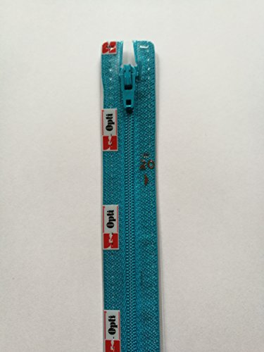Opti S40-20-00298 Reißverschluss, 100Prozent Polyester, 00298 Blau, 20cm von Opti