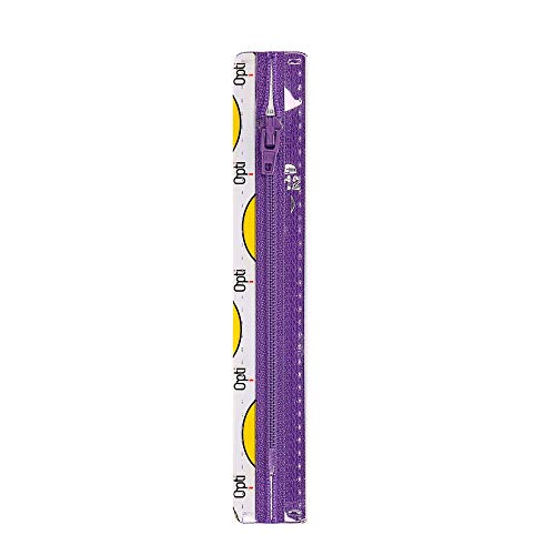 Opti S40-22-00183 Reißverschluss, 100Prozent Polyester, 00183 Violett, 22cm Opti S40-22-00183 Reißverschluss, 100Prozent Polyester, 00183 Violett, 22cm von Opti