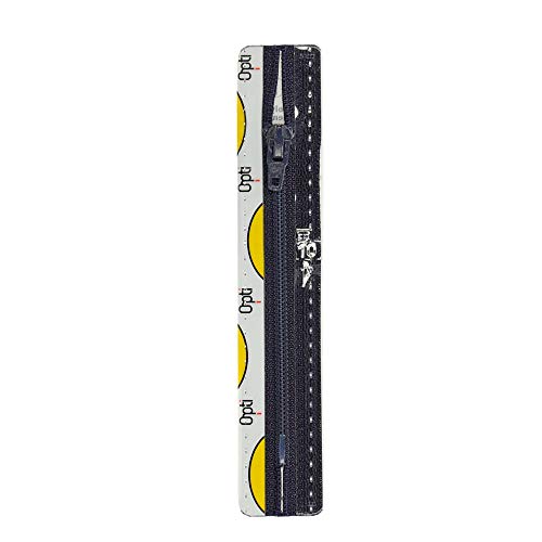Opti S40-22-00210 Reißverschluss, 100Prozent Polyester, 00210 Blau, 22cm Opti S40-22-00210 Reißverschluss, 100Prozent Polyester, 00210 Blau, 22cm von Opti