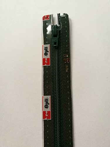 Opti S40-22-00461 Reißverschluss, 100Prozent Polyester, 00461 Grün, 22cm Opti S40-22-00461 Reißverschluss, 100Prozent Polyester, 00461 Grün, 22cm von Opti