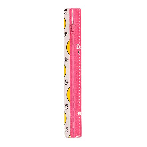 Opti S40-25-00786 Reißverschluss, 100Prozent Polyester, 00786 Rosa, 25cm von Opti