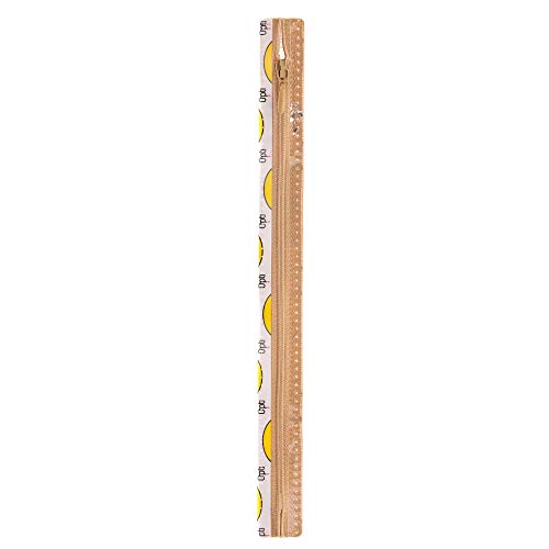 Opti S40-50-00916 Reißverschluss, 100Prozent Polyester, 00916 Braun, 50cm von Opti