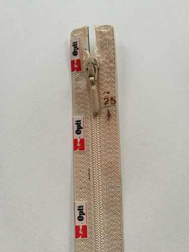 Opti S40-60-00849 Reißverschluss, 100Prozent Polyester, 00849 Beige, 60cm von Opti