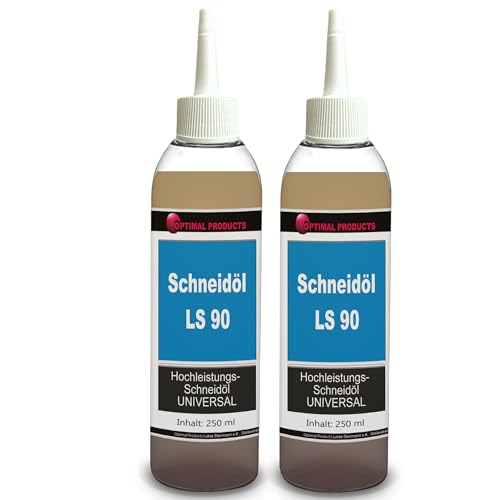 Scheidöl Hochleistungs Kühlschmierstoff LS90 / 2 x 250 ml von Optimal Products die bessere Lösung