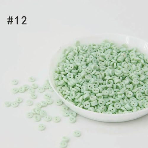 Optxzn 3 mm Mini-Knöpfe, Handarbeit, Kunstharz, Kunststoff, 2 Löcher, Knopf für Cartoon-Puppen, Kleidung, Schuhe, Scrapbooking, Nähen, Kleidungsstücke Optxzn 3 mm Mini-Knöpfe, Handarbeit, Kunstharz, Kunststoff, 2 Löcher, Knopf für Cartoon-Puppen, Kleidung, Schuhe, Scrapbooking, Nähen, Kleidungsstücke von Optxzn
